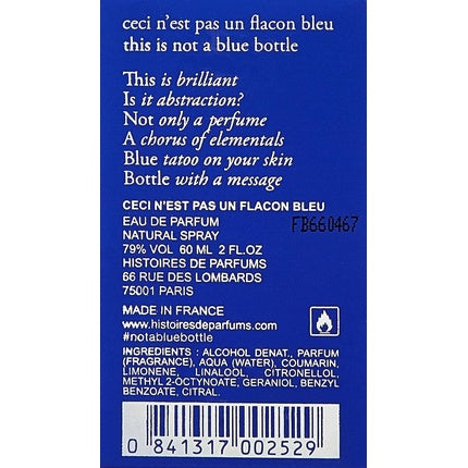 Parfum unisex, Histoires De Parfums, This Is Not A Blue Bottle, albastru