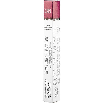 Ruj, Beauty Made Easy Le Papier, Cerise, mat