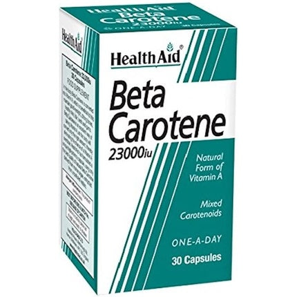Supliment alimentar, HealthAid, Beta-Caroten, 30 capsule