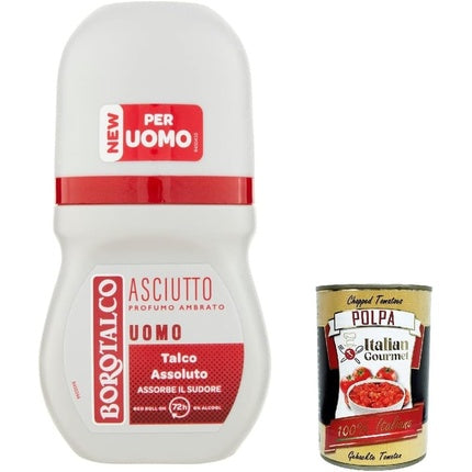 Deodorant roll-on, Italian Gourmet E.R, Asciutto Men's Amber 50ml