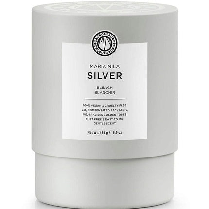 Maria Nila Silver Powder, 450 g, Neutralizează tonurile galbene