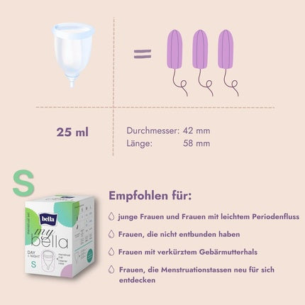Cupa Menstruala Bella My Bella S Silicon Medical Roz