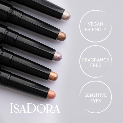 Pen pentru umbre de ochi Isadora, Eyeshadow Stylo, negru, 10g