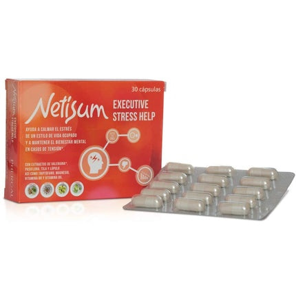 Supliment alimentar, Phergal, Netisum Executive Stress, 30 capsule