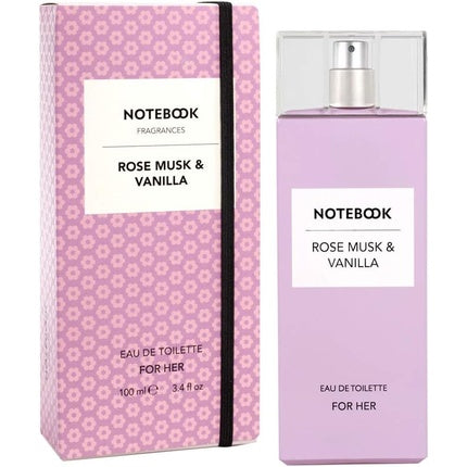 Eau de Toilette Selectiva Spa Notebook Rose Musk & Vanilla, 100 ml, violet