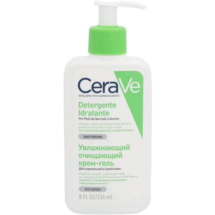 Gel de curatare, CeraVe, Hydrating Cleanser, 236mL