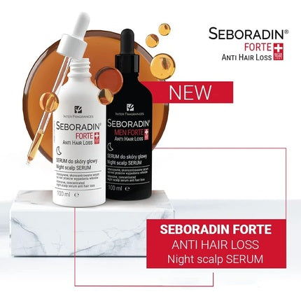 Ser tratament cădere păr, Seboradin Men Forte, cafeină, guarana, 100ml