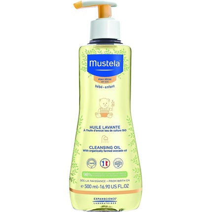 Ulei curățare, Mustela, piele uscată, 500ml