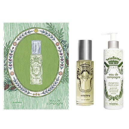 Set Cadou Sisley Eau de Campagne, Apă de toaletă și gel de duș, 100ml + 250ml