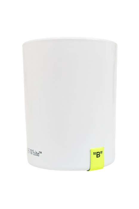 Lumânare parfumată Off-White 'B' Blazing Wood, 200 g
