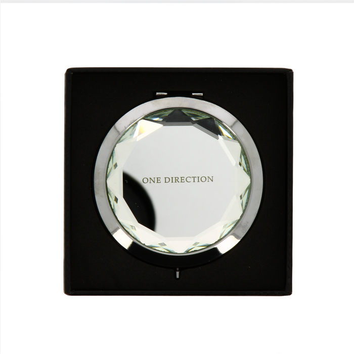 Oglindă compactă One Direction, pliabilă, finisaj argintiu