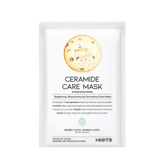 Mască facială #OOTD Ceramide Care Mask, iluminatoare, hidratantă, 25 g