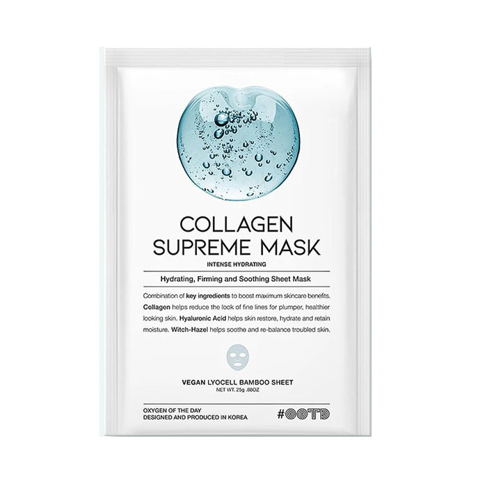 Mască facială #OOTD Collagen Supreme, hidratare intensă, 25 ml