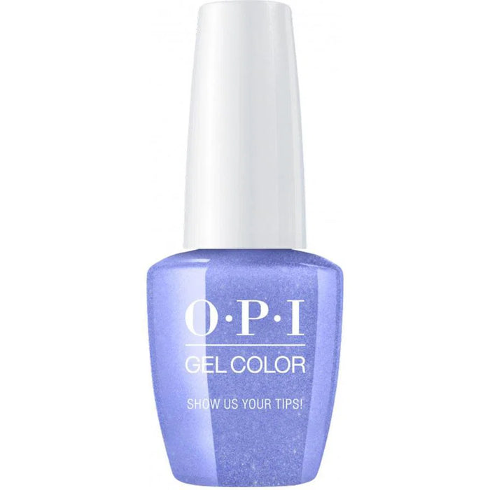 Ojă semipermanentă Opi GelColor Show Us Your Tips!, nuanța lavandă sidefată, 15 ml