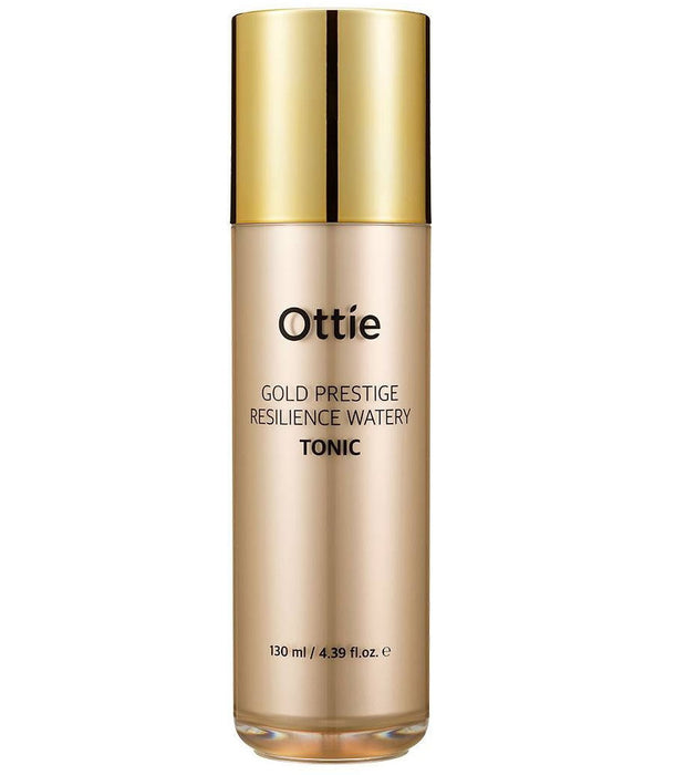 Loțiune tonică Ottie Gold Prestige Resilience Watery Tonic, hidratantă, anti-rid, 130 ml