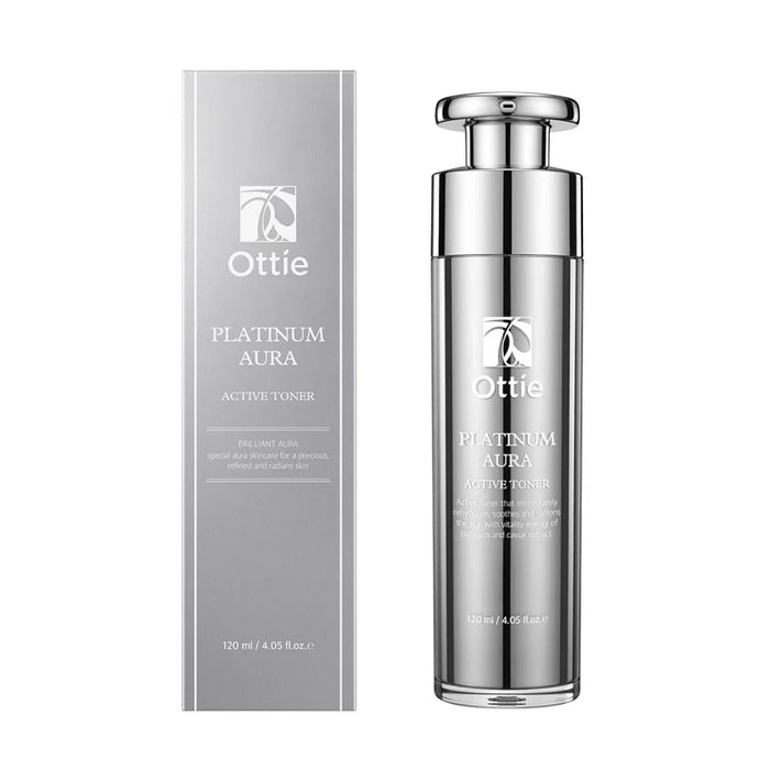 Tonic de curățare Ottie Platinum Aura, hidratant și emolient, 120 ml