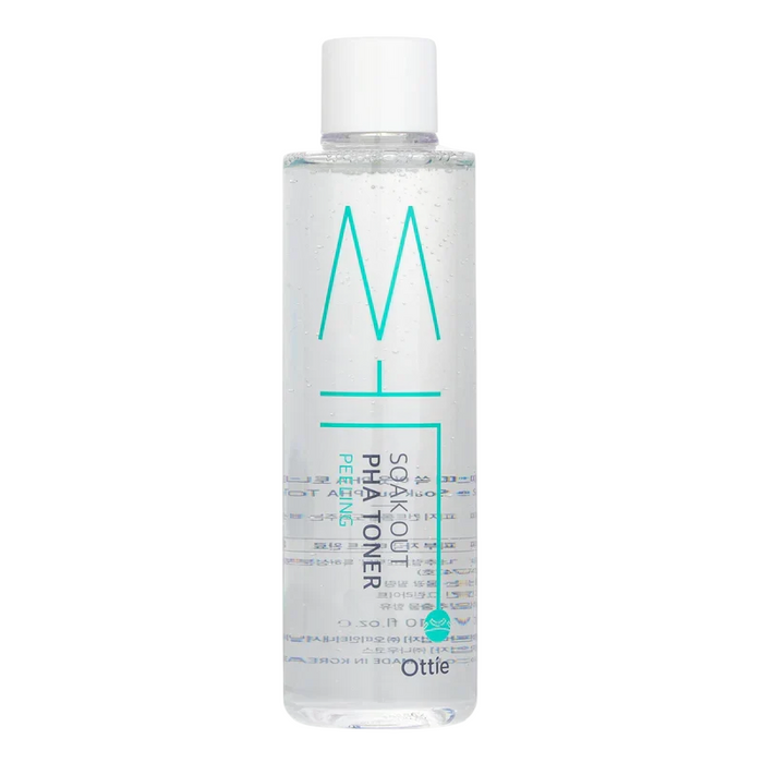 Loțiune tonică Ottie Soak Out, exfoliantă, hidratantă, cu PHA, 210 ml