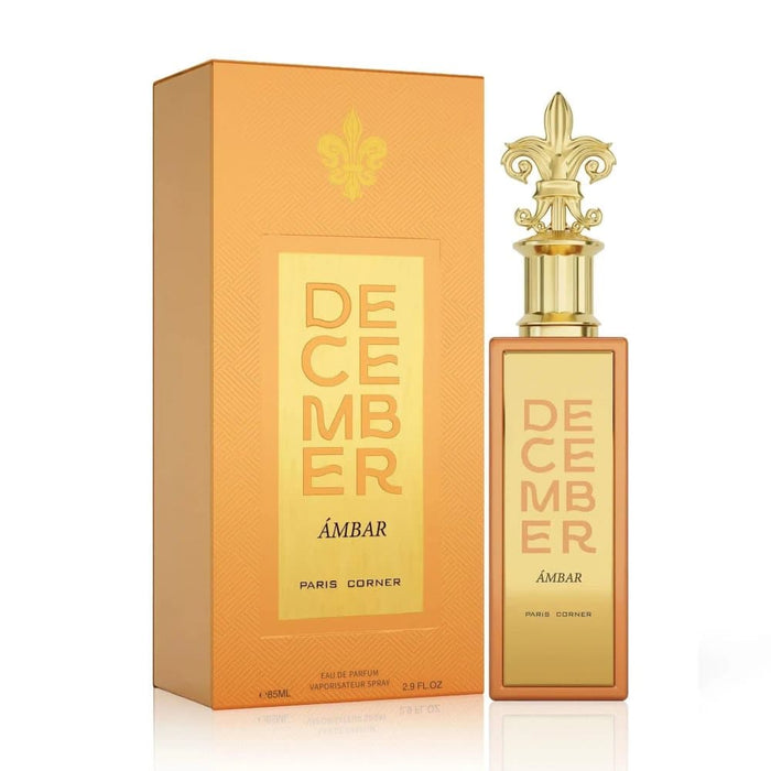 Apă de parfum Paris Corner December Ambar, unisex, 100 ml