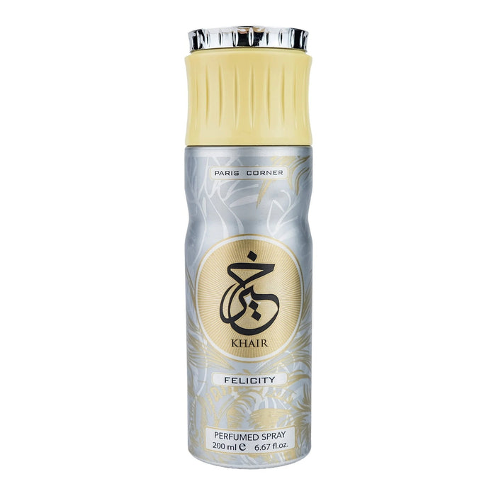 Deodorant spray Paris Corner Khair Felicity, vegan, floral, unisex, 200 ml