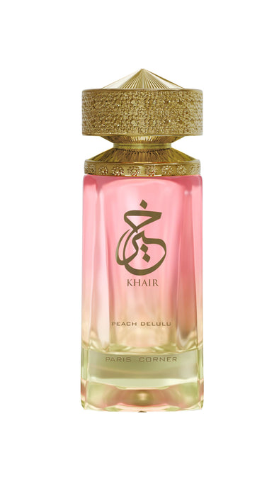 Apă de parfum Paris Corner Khair Peach Delulu, unisex, 100 ml