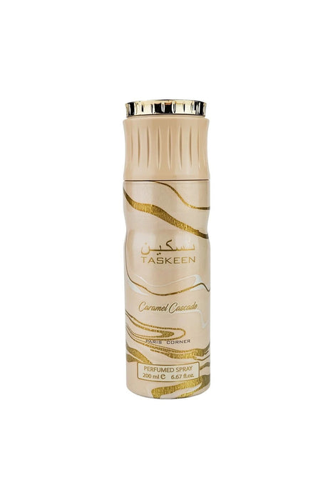 Deodorant spray Paris Corner Taskeen Caramel Cascade, unisex, 200 ml