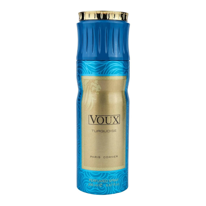 Deodorant spray Paris Corner Voux Turquoise, unisex, 200 ml