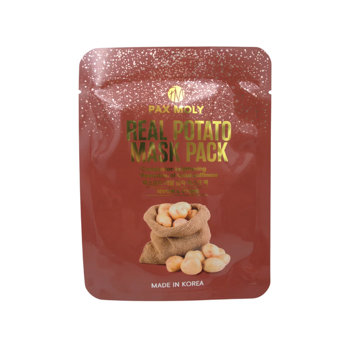 Mască facială PaxMoly Real Potato, iluminatoare, pentru zi și noapte, 25 ml