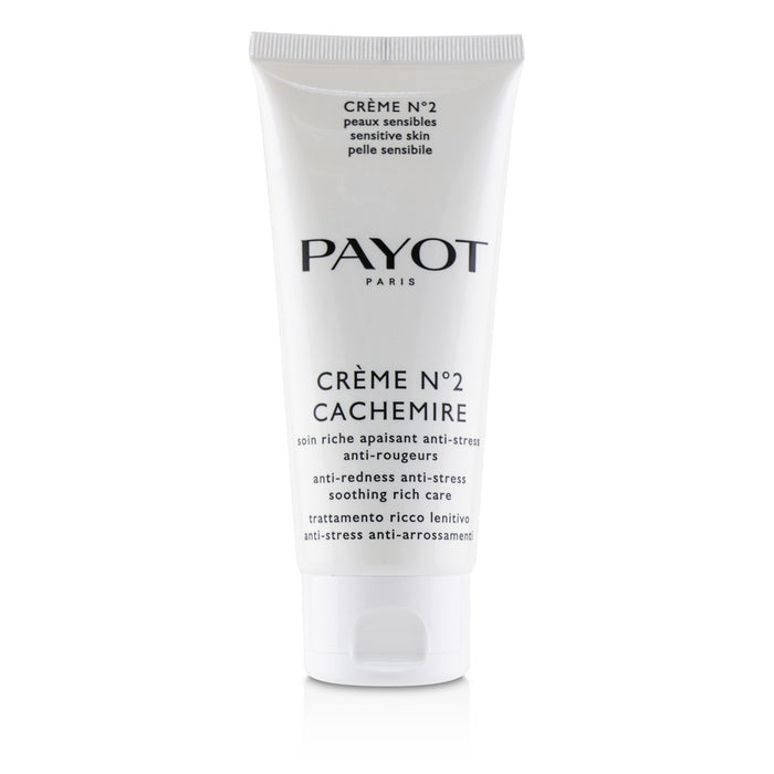 Cremă de față Payot N°2 Cashmere, anti-roșeață, pentru ten sensibil, 100 ml