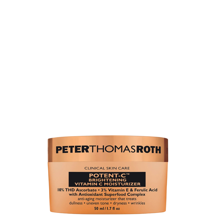Cremă de față Peter Thomas Roth Potent C Bright & Plump, hidratantă, antiîmbătrânire, de zi și de noapte, 50 ml, tester
