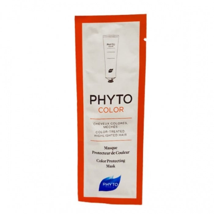 Mască de păr Phyto Color Protect, pentru protecția culorii, pentru păr vopsit și cu șuvițe, 10 ml