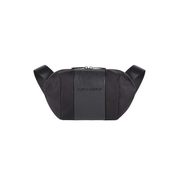 Geantă crossbody Piquadro Bum, neagră