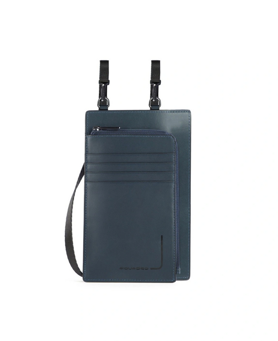 Geantă crossbody Piquadro, albastră