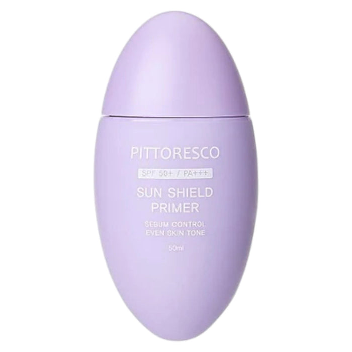 Primer lichid Pittoresco Sun Shield, corector, control sebum, SPF 50+, 50 ml