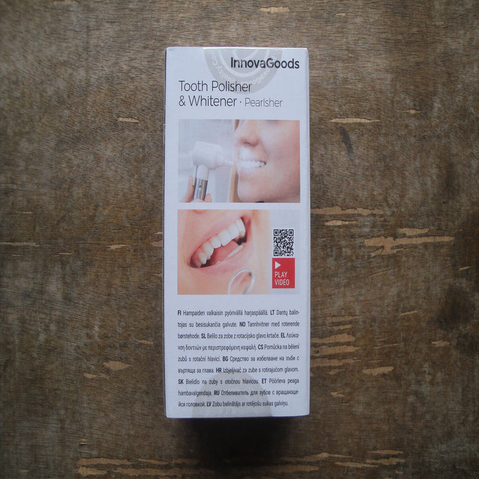 Aparat albire dentară, InnovaGoods, Pearlsher, alb, LED