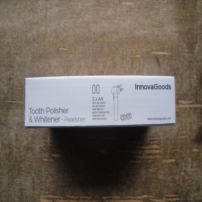 Aparat albire dentară, InnovaGoods, Pearlsher, alb, LED