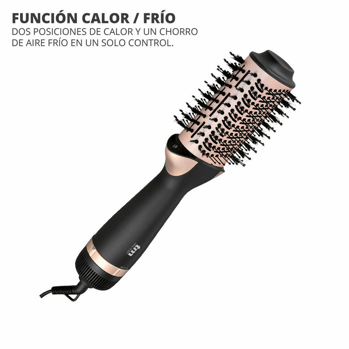 Perie de styling, TM Electron, 1300 W, negru și auriu
