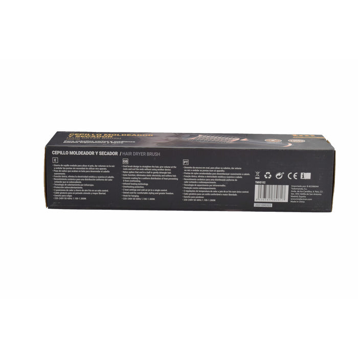 Perie de styling, TM Electron, 1300 W, negru și auriu