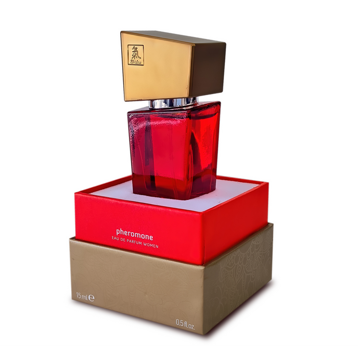 Parfum cu Feromoni, Shiatsu, Women Red, 15 ml