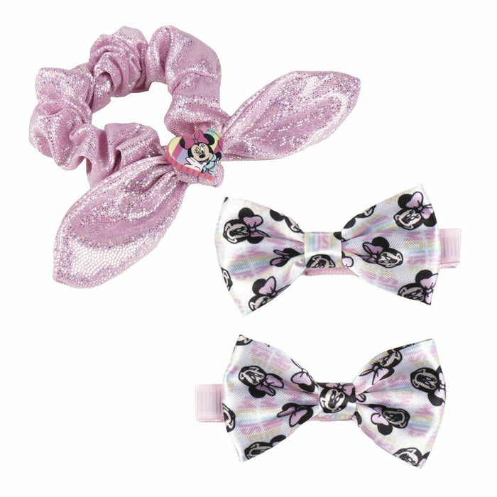 Set agrafe păr, Disney Minnie Mouse, roz, 3 piese