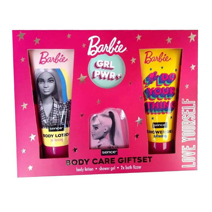 Set baie, Barbie, 4 piese, geluri duș și bombe