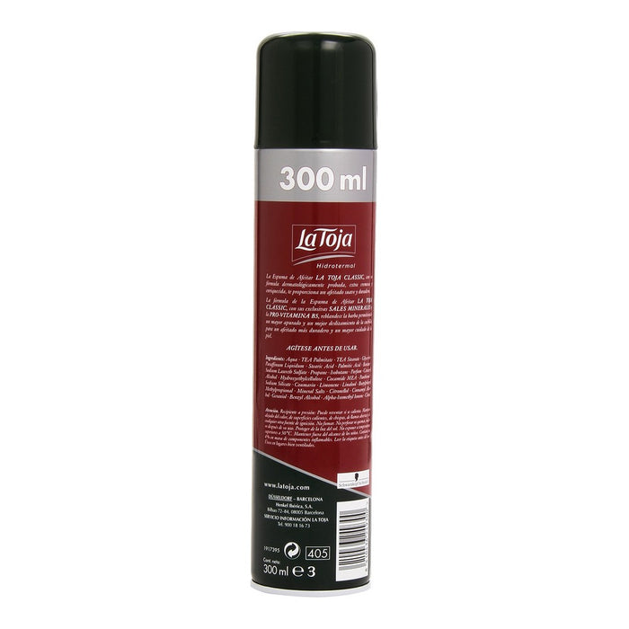 Spumă de ras, La Toja, Classic, spray 300 ml