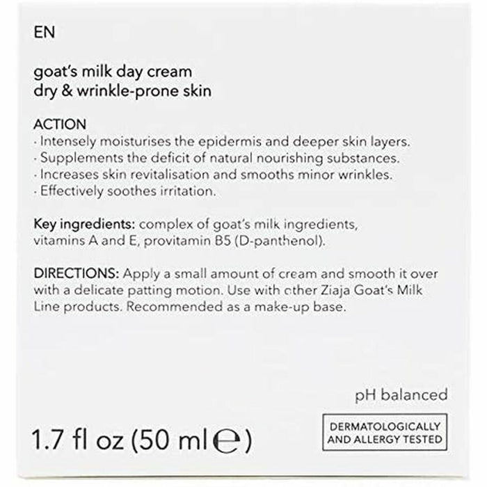 Cremă de zi, Ziaja, Goat's Milk, 50 ml