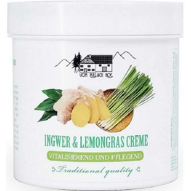 Cremă cu ghimbir și lemongrass Pullach Hof, 250 ml