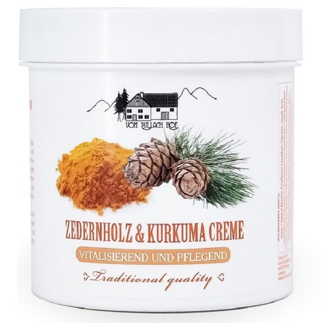 Cremă cu turmeric și pin, Pullach Hof, 250 ml