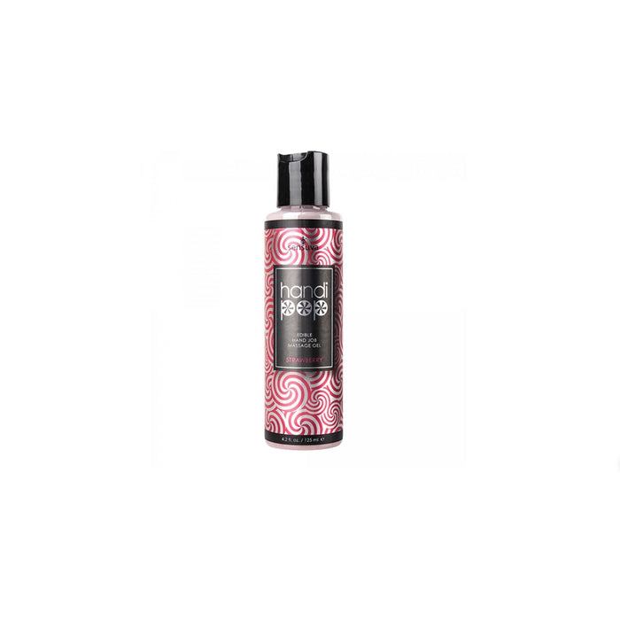 Gel de masaj, Sensuva Handipop, căpșuni, 125 ml