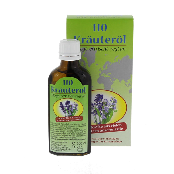 Ulei terapeutic, Krauterhof, 110 plante medicinale, 100 ml