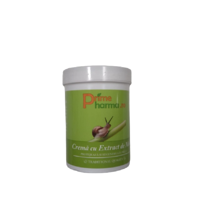 Cremă hidratantă, PrimePharma, extract de melc, 150 ml