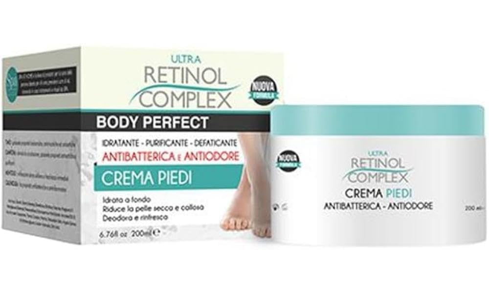Cremă picioare Ultra Retinol Complex, antibacteriană, 200 ml