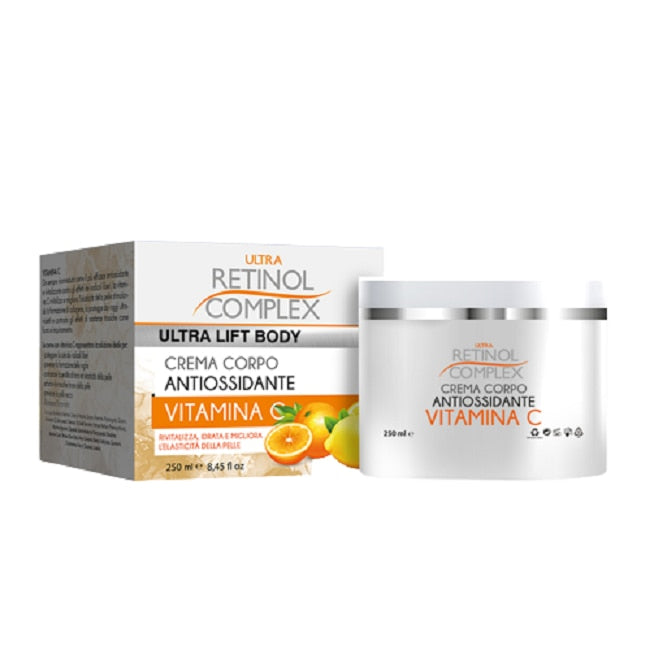 Cremă de corp, Ultra Retinol Complex, vitamina C, 250 ml