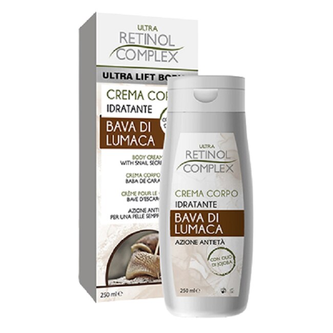 Cremă de corp, Ultra Retinol Complex, ser de melc, 250 ml
